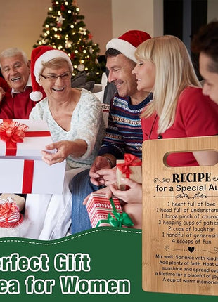 Popular Birthday Gifts for Aunt, Cutting Board Gift for Auntie, Cute Aunt Gifts from Niece Nephew, Mother's Day Gifts for Auntie