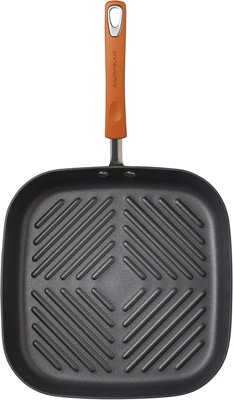 Hard Anodized Nonstick Square Stovetop Grill Pan