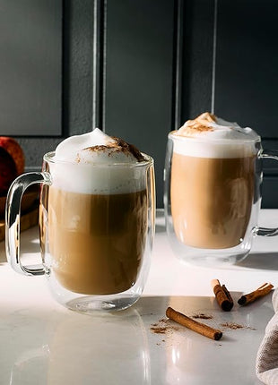 ZWILLING Sorrento Plus 2-pc Double-Wall Glass Latte Mug Set