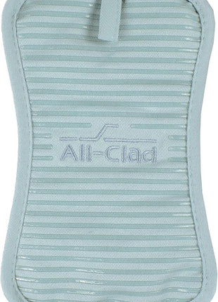 All-Clad Premium Pot Holder & Hot Pad: Heat Resistant up to 500 Degrees - 100% Cotton, 10"x6.25" Hot Pad for Kitchen and Barbeque, 1-Pack, Rainfall