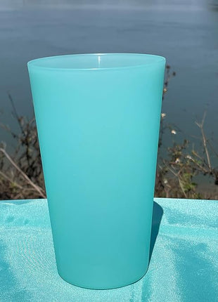 Unbreakable Plastic Cups Reusable - 28 oz Plastic Tumblers set of 12, BPA-Free Dishwasher Safe & Lightweight Reusable Cups for Kitchen, Home, Office, Outdoor