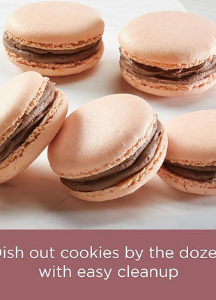 Farberware Nonstick Bakeware, Nonstick Cookie Sheet / Baking Sheet - 10 Inch x 15 Inch, Rose Gold Red