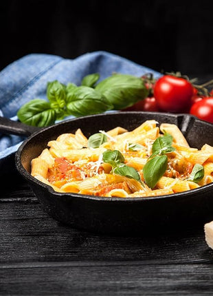 Cast Iron Skillet 3-Piece Set - 12", 10", 8" Heavy Duty Pans - Professional Restaurant Chef Quality Pre-Seasoned Pan Cookware Set