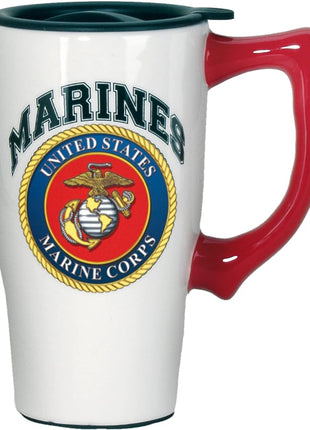 Spoontiques MARINES TRAVEL MUG, 18 ounces