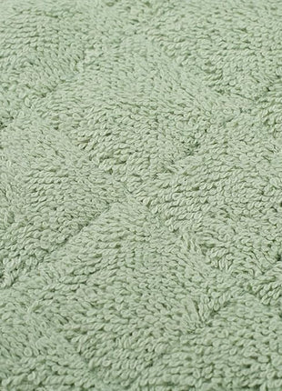 100% Cotton Kitchen Everyday Basic Terry Pot Holder Heat Resistant Coaster Potholder for Cooking and Baking Set of 5 Mint Green