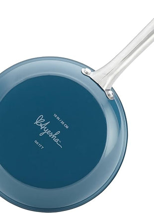 Ayesha Curry Home Collection Nonstick Cookware Pots and Pans Set, 9 Piece, Twilight Teal