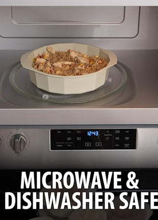 LaCuisine 18 Piece Microwave Cookware Set, White