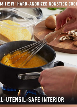 Calphalon Premier Hard-Anodized Nonstick Cookware 11-Piece Pots and Pans Set Dishwasher and Oven Safe with MineralShield Nonstick Technology Durable and Versatile Kitchen Cookware