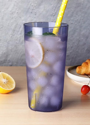 New Star Foodservice | Restaurant-Grade Beverage Tumblers (Blue (Set of 12), 20 oz)