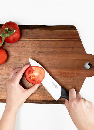 Shenzhen Knives White Ceramic 6 Inch Chef's Knife - Lightweight Kitchen Cutlery for Precision Cooking