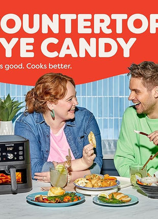 Instant Pot 4Qt VORTEX 6-in-1 Mini Air Fryer, Custom Program Options, Air Fry, Broil, Roast, Dehydrate, Bake, Reheat, Black, 4 Quarts