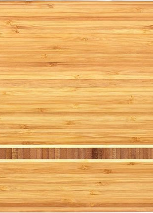 Totally Bamboo Martinique Bamboo Serving and Cutting Board, 15" x 11"