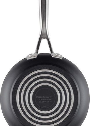 KitchenAid Hard Anodized Induction Nonstick Fry Pan/Skillet, 8.25 Inch, Matte Black