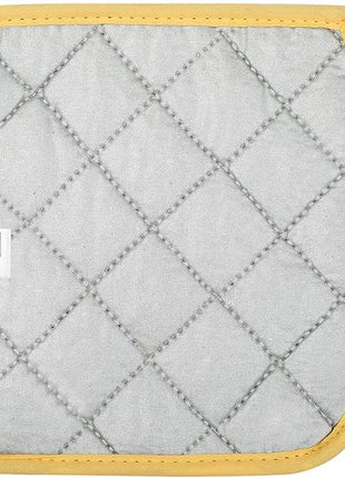 100% Cotton Kitchen Everyday Basic Terry Pot Holder Heat Resistant Coaster Potholder for Cooking and Baking Set of 5 Yellow