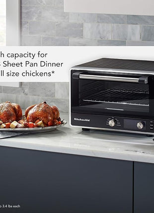 KitchenAid Digital Air Fry Countertop Oven, KCO124BM, Black Matte