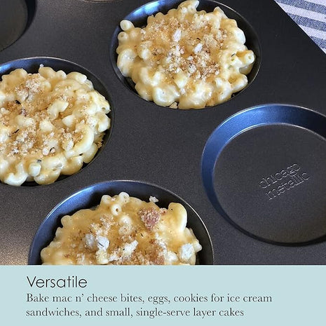 Chicago Metallic Professional Non-Stick Muffin Top Pan, 15.75-Inch-by-11-Inch