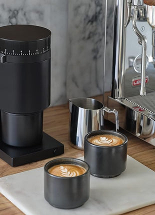 Fellow Opus Conical Burr Coffee Grinder - All Purpose Electric - Espresso Grinder with 41 Settings for Drip, French Press, & Cold Brew - Matte Black