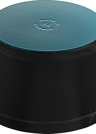 Staub Cast Iron Dutch Oven 5-qt Tall Cocotte, Made in France, Serves 5-6, Matte Black