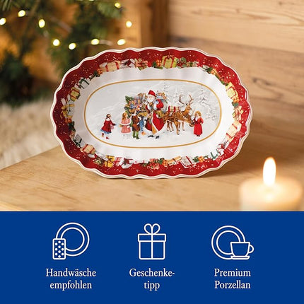 Villeroy & Boch 14-8332-2556 Pastry Plate, Porcelain, Red