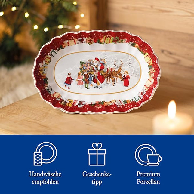 Villeroy & Boch 14-8332-2556 Pastry Plate, Porcelain, Red