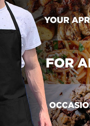 ApronMen - Funny Apron For Men - BBQ Gifts for Men & Unique Gifts for Fathers - Mens Aprons for Grilling