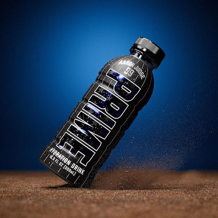 PRIME Hydration Aaron Judge, Sports Drinks, Electrolyte Enhanced for Replenishing Fluids, 250mg BCAAs, B Vitamins, Antioxidants, Low Sugar, 16.9 Fl Oz, 12 Pack