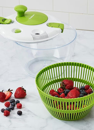 Cuisinart Large Spin Stop Salad Spinner- Wash, Spin & Dry Salad Greens, Fruits & Vegetables, 5qt, CTG-00-SAS1 (Pack of 4)
