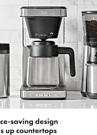 OXO Brew 8-Cup Coffee Maker with Podless Single-Serve Function and Glass Carafe - SCA Certified