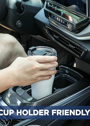 HAUSHOF 30 oz Tumbler, Stainless Steel Vacuum Insulated Coffee Tumbler Water Cup, Double Wall Travel Mug with Lid, Perfect for Hot and Cold Drinks