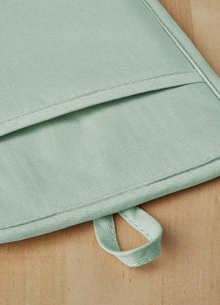 KitchenAid Ribbed Soft Silicone Pot Holder 2-Pack Set, Pistachio Green, 7"x9"