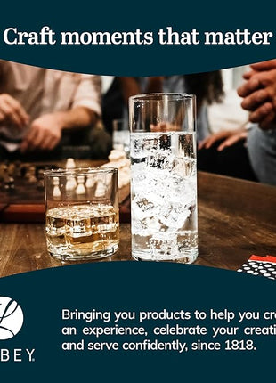 Libbey Miles 16 Piece Tumbler and Rocks Glass Set