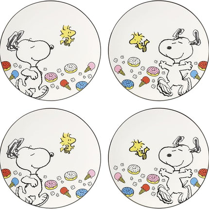 Lenox 897574 Chef Snoopy Accent Plates, Set Of 4