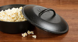 Lodge 3 Quart Pre-Seasoned Cast Iron Deep Skillet with Lid