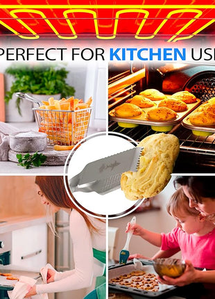 Shark BBQ Grill Tongs - 17 inch (Green). Professional steak grilling utensil. Long-reach Barbeque Tong. Ideal for steak, fish, burger, and sausage