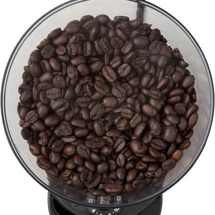 Mr. Coffee Automatic Burr Mill Coffee Grinder with 18 Custom Grinders Silver