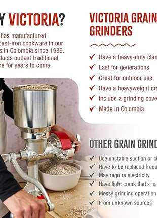 Victoria 6.5 Inch Mini Cast Iron Skillet. Small Frying Pan,Seasoned with 100% Kosher Certified Non-GMO Flaxseed Oil (SKL-206)