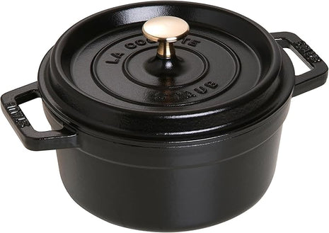 STAUB 40509-487-0 Cocotte Round 20cm Black