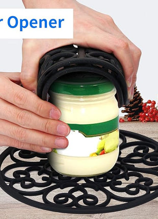 CHEFBEE 3PCS Silicone Trivet Mat - Flexible Non-Slip Heat Resistant Modern Kitchen Teapot Trivets Set for Hot Dishes, Table, Countertop