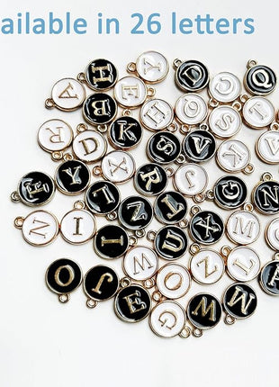 Letter Charm Accessories for Stanley Cup 2PCS Initial Name ID Personalized Handle Charm for Stanley Tumbler