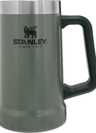 Stanley Stay-Chill Beer Stein 24 oz | Heavy Duty Big Grip Handle | Beer Tumbler Drink Cup, Holds 2 Cans | Insulated Stainless Steel Party Mug | BPA-Free