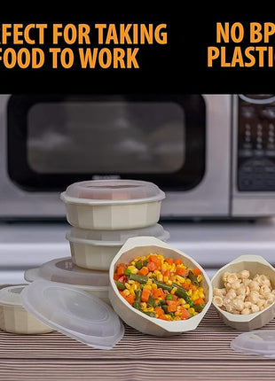 LaCuisine 18 Piece Microwave Cookware Set, White