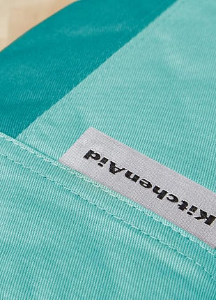 KitchenAid Beacon Two-Tone Non-Slip Mini Oven Mitt Set, Aqua Sky, 5.5"x8", 2 Piece