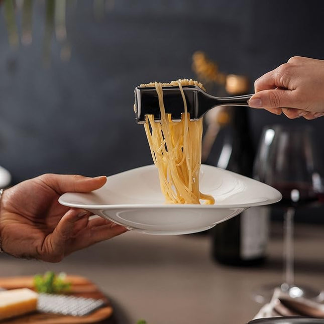 Villeroy & Boch Vapiano Pasta Bowl Set of 2, Premium Porcelain, Made in Germany, White