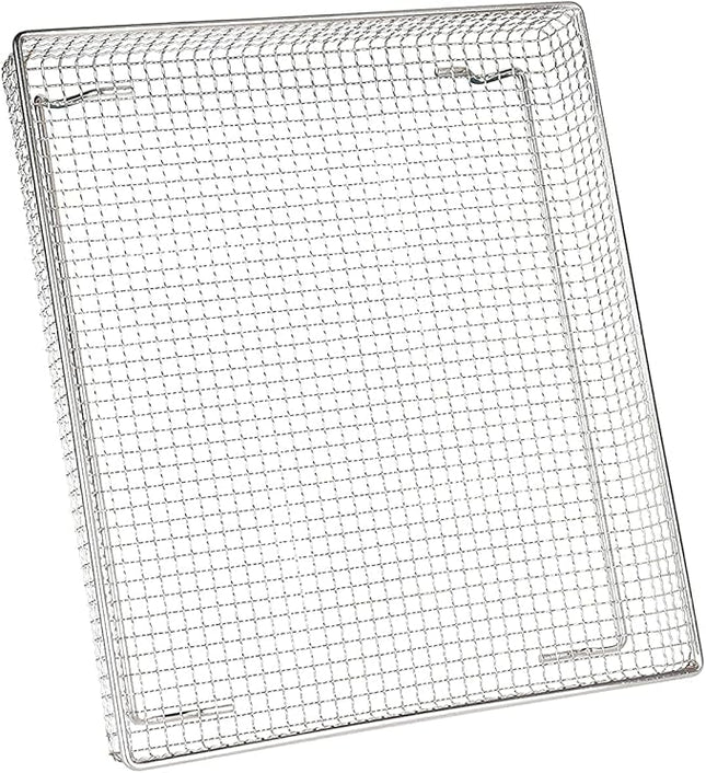 Air Fryer Basket, Compatible with Cuisinart TOA-60 Series/TOA-65 Air Fryer. Made with 304 Food-Grade Stainless Steel Wire Rack for Cooking and Baking in a Convection Toaster Oven