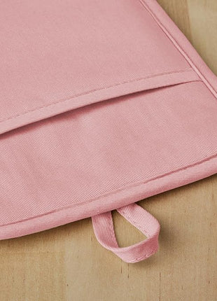 KitchenAid Ribbed Soft Silicone Pot Holder 2-Pack Set, Dried Rose, 7"x9"