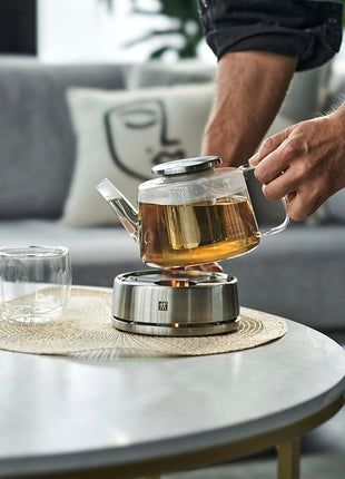 Zwilling Sorrento Teapot 39500-142 Glass Pot with Warmer