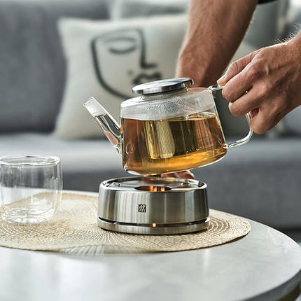 Zwilling Sorrento Teapot 39500-142 Glass Pot with Warmer