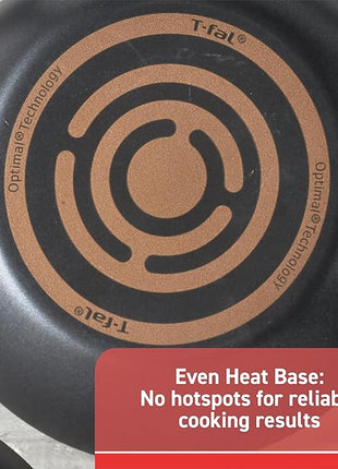 T-fal Signature Nonstick Cookware Set 12 Piece, Oven Broiler Safe 350F, Pots and Pans, Kitchen Cooking Set w/Fry Pans, Saucepans, Saute Pan, Dutch Oven, Griddle, Kitchen, Home, Dishwasher Safe, Black