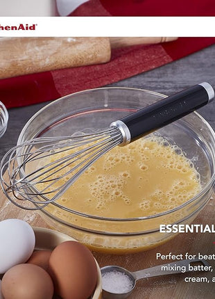 KitchenAid Utility and Flat Whisk Set, Set Of 2, Black