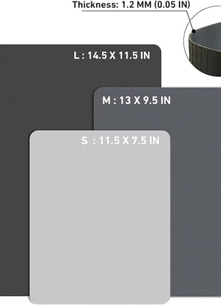 WK Flexible Plastic Cutting Boards for Kitchen, 6 Pieces Cutting Board Mats, Thin Cutting Board Sheets, Dishwasher Safe, BPA Free, Multi Sizes Set of 6